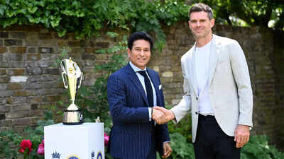 Sachin Tendulkar and James Anderson, the new namesakes of the trophy