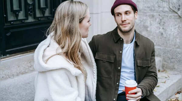 Woman hiding relationship from social media