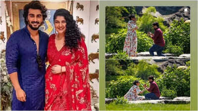 Anshula Kapoor glows after saying yes to Rohan Thakkar in Central Park
