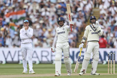 Shubman Gill celebrates his century, solidifying his position as a key player.