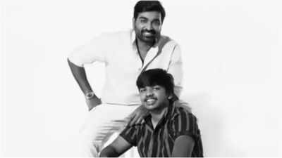 Vijay Sethupathi with his son, Surya, at the 'Phoenix' premiere.