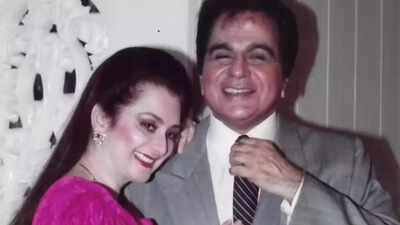 Saira Banu and Dilip Kumar in a throwback photo