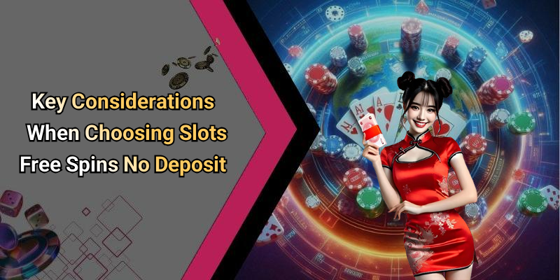 Key Considerations When Choosing Slots Free Spins No Deposit